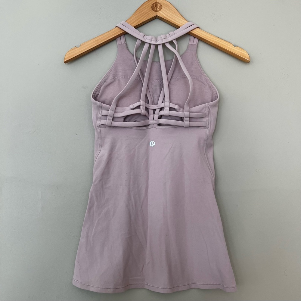 Lululemon High Neck Align Tank Rare Edition Pink Peony